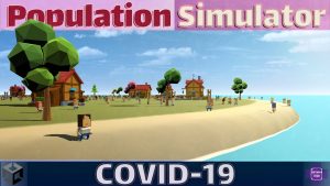 Unity Population Simulator Against COVID-19